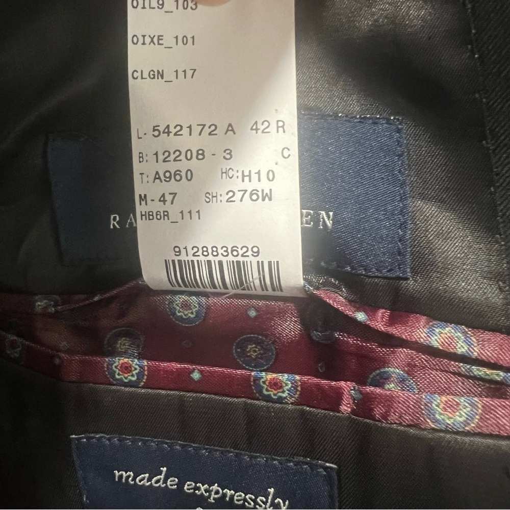 Ralph Lauren 42R Classic Black Men's Blazer - Picture 5 of 13